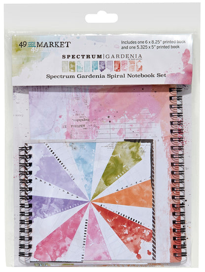 49 And Market Spectrum Gardenia Spiral Notebook Set