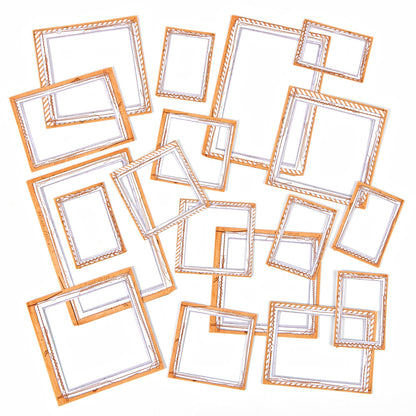 49 And Market Color Swatch Peach Frame Set - 18 Pcs