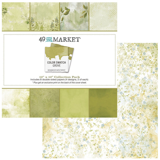 49 And Market Color Swatch: Grove Collection Pack 12"X12"