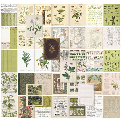 49 And Market Color Swatch: Grove Collage Sheets 6"x8" - 40 Pcs