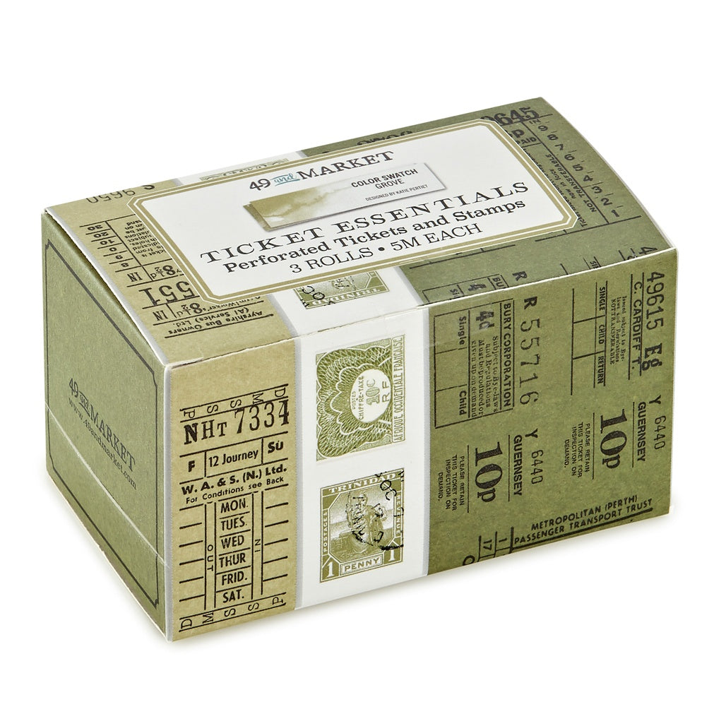 49 And Market Color Swatch: Grove Ticket Essentials - 3 Rolls