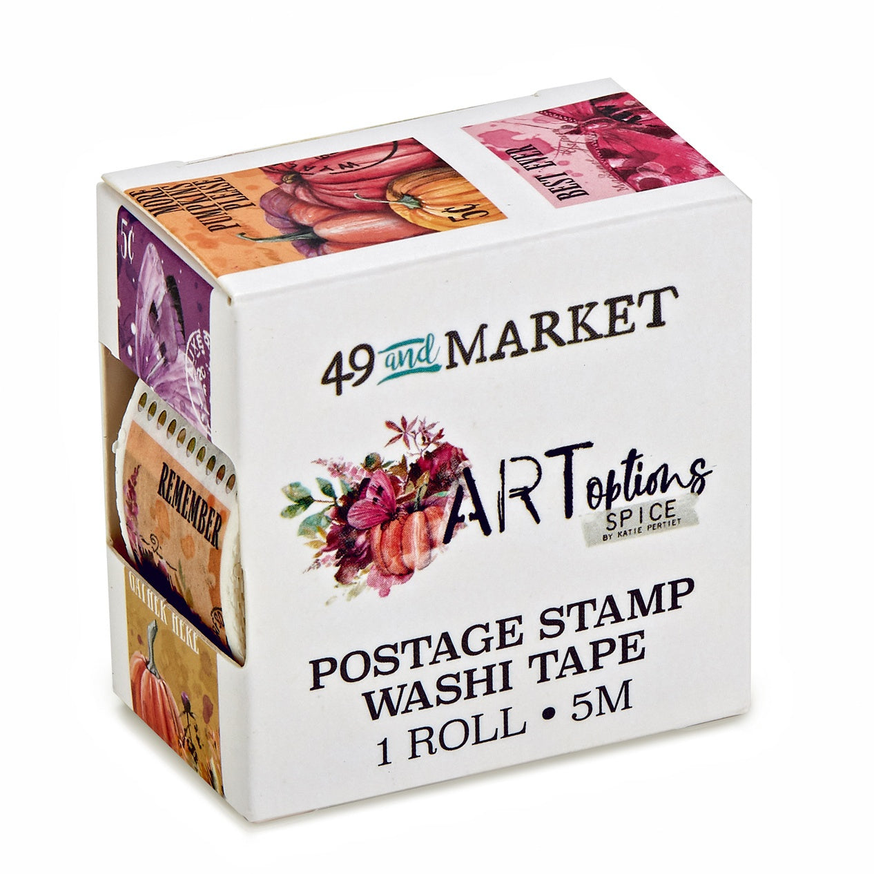 49 And Market ARToptions Spice Washi Postage - 1 Roll, 5M
