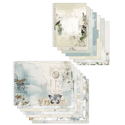 49 And Market Vintage Artistry Moonlit Garden Spiral Notebook Set
