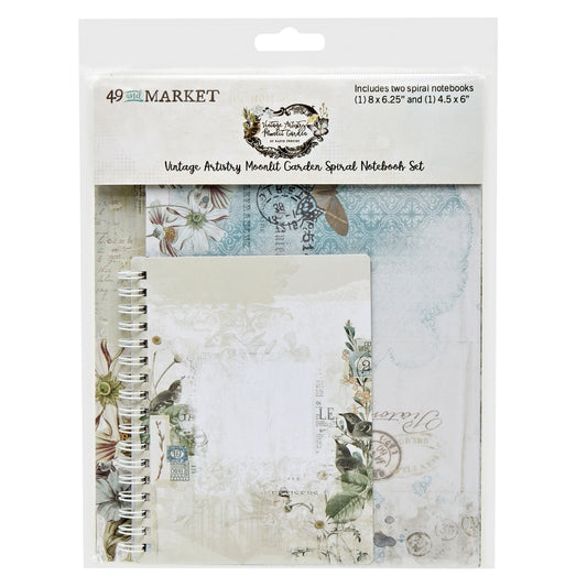 49 And Market Vintage Artistry Moonlit Garden Spiral Notebook Set