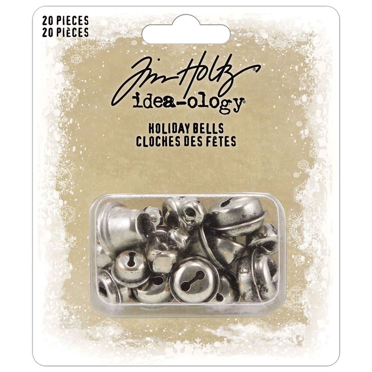 Idea-ology Tim Holtz Holiday Bells - 20 Pcs