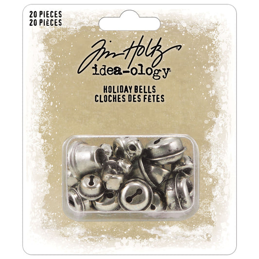 Idea-ology Tim Holtz Holiday Bells - 20 Pcs