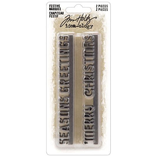 Idea-ology Tim Holtz Festive Marquee - 2 Pcs