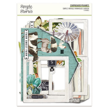 Simple Stories Simple Vintage Farmhouse Garden Chipboard Frames