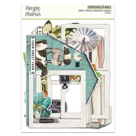 Simple Stories Simple Vintage Farmhouse Garden Chipboard Frames