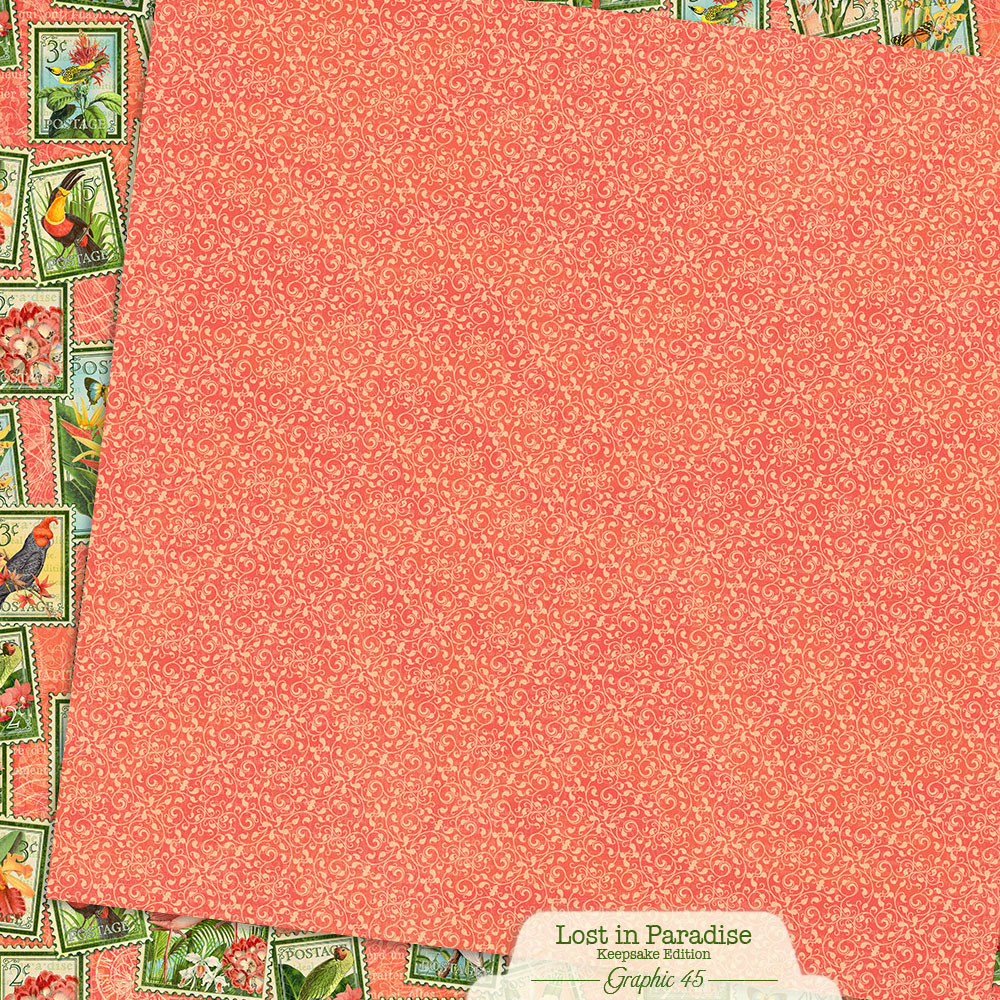 Graphic45 Lost in Paradise - Updated Keepsake Kit with Metal Die-Set Preorder*
