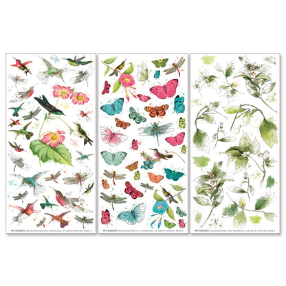 49 And Market Kaleidoscope Rub-On Transfer Set - Botanical