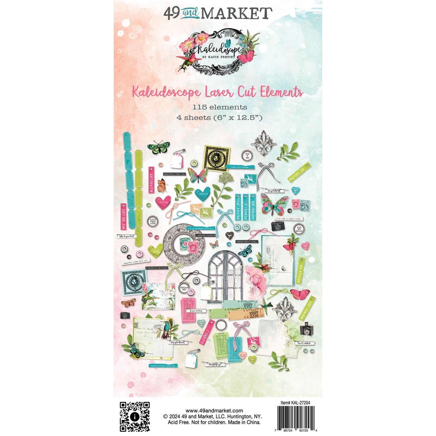 49 And Market Kaleidoscope Laser Cut Outs - Elements