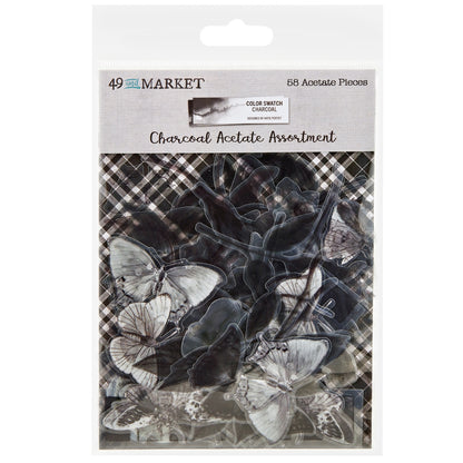 49 And Market Color Swatch: Charcoal Acetate Assortment - 58 Pcs