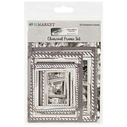 49 And Market Color Swatch: Charcoal Frame Set - 20 Pcs