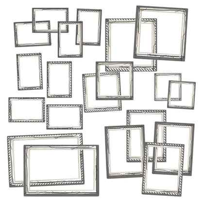 49 And Market Color Swatch: Charcoal Frame Set - 20 Pcs
