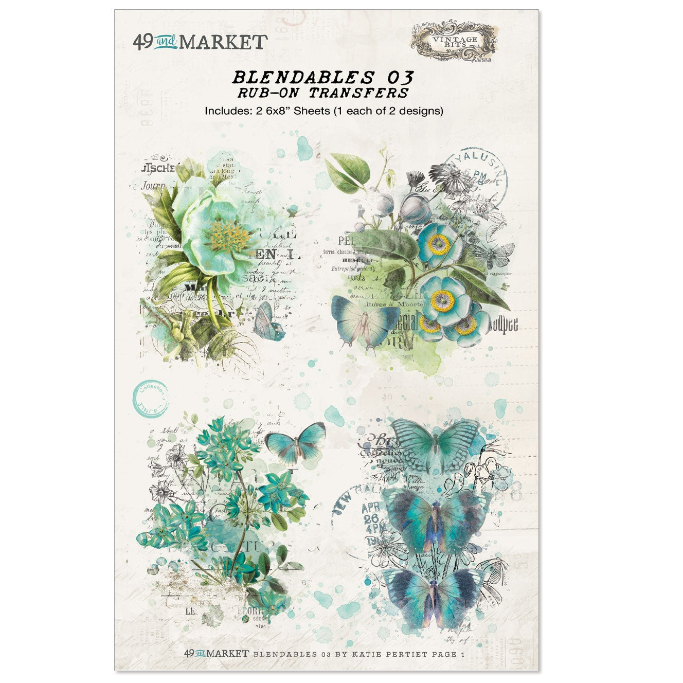 49 And Market Essentials Rub-On Transfers - #03 Blendables