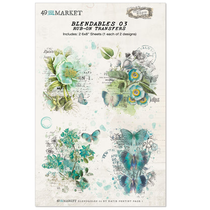 49 And Market Essentials Rub-On Transfers - #03 Blendables