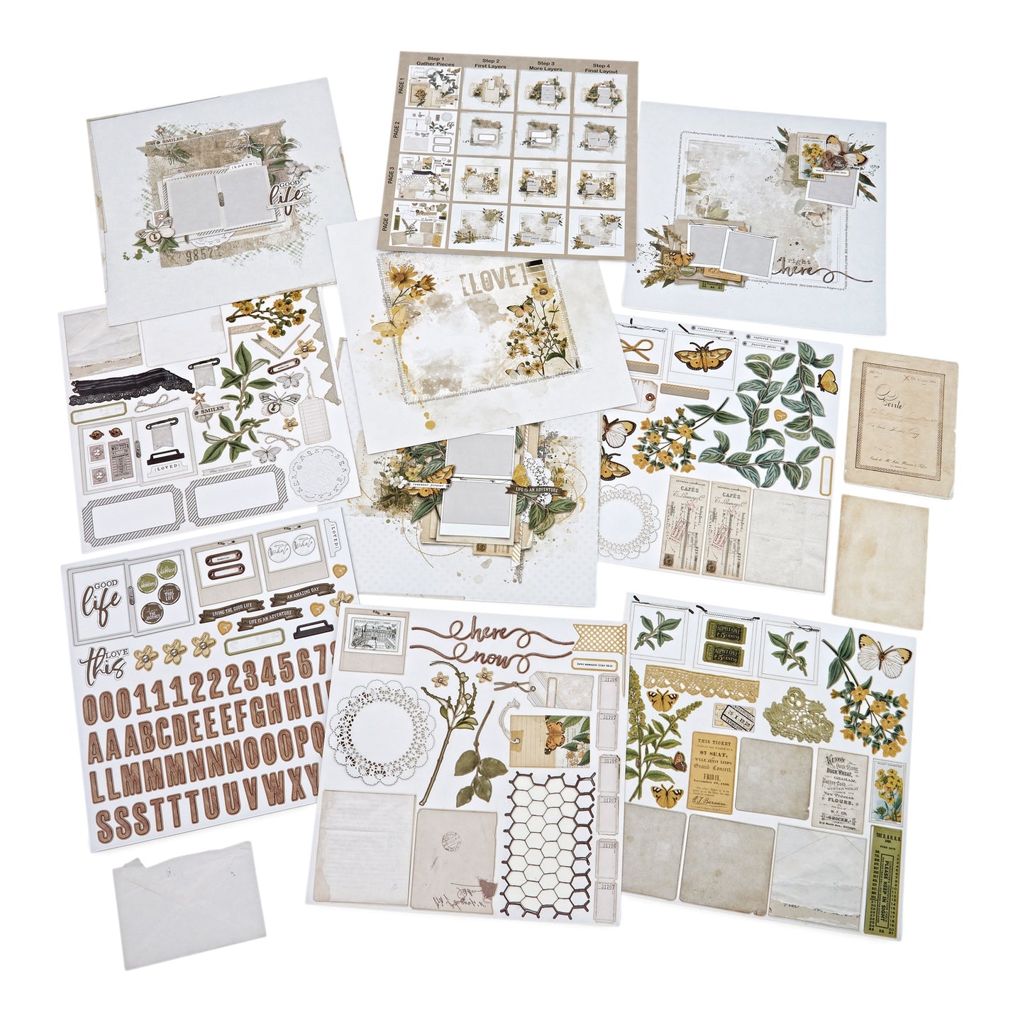 49 And Market Krafty Garden Page Kit