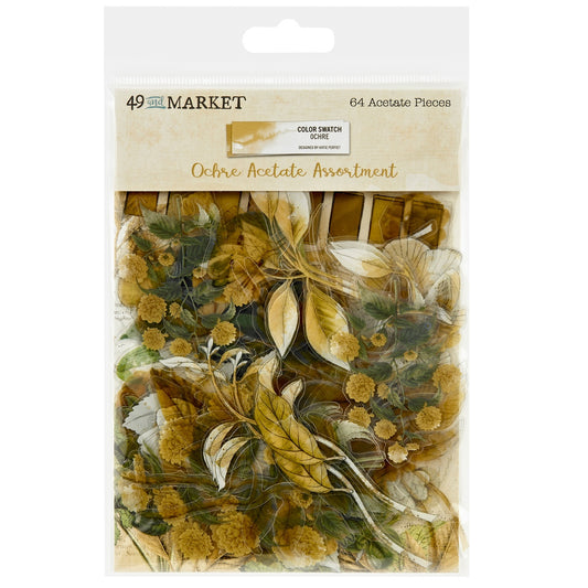 49 And Market Color Swatch: Ochre Acetate Assortment - 64 Pcs