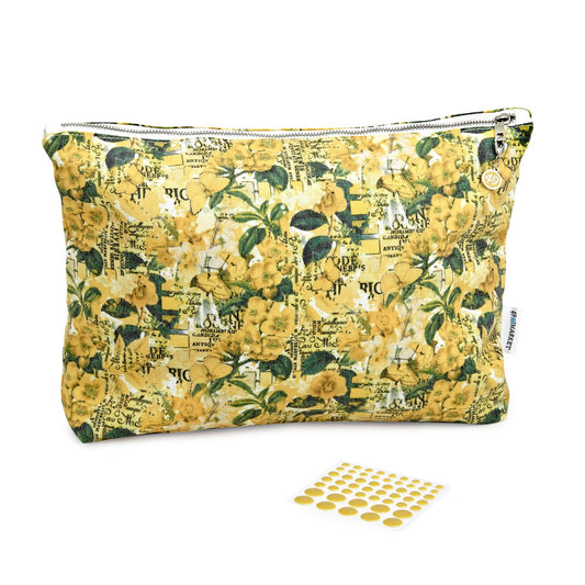 49 And Market Color Swatch: Ochre Essentials Project Tote with Enamel Dots - Limited Edition