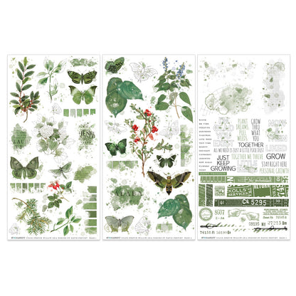 49 And Market Color Swatch: Willow Rub-On Transfer Set
