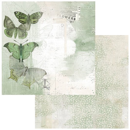 49 And Market Color Swatch: Willow Double - Sided Cardstock 12"X12" - #3