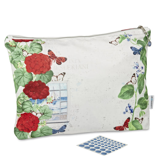 49 And Market Summer Porch Essentials Project Tote with Enamel Dots