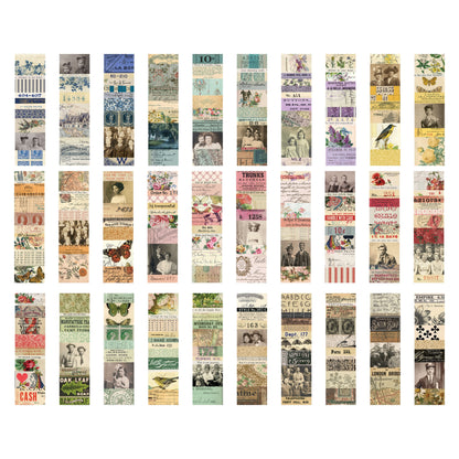 Idea-ology Tim Holtz Collage Strips Large-30 Pieces