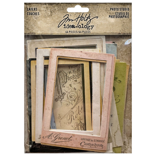 Idea-ology Tim Holtz Layers Photo Studio - 44 Pcs