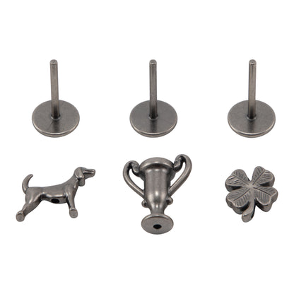 Idea-ology Tim Holtz Figure Stands 2 - 3 Charms