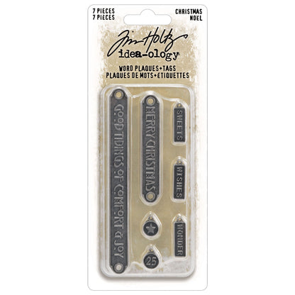 Idea-ology Tim Holtz-Word Plaques + Tags