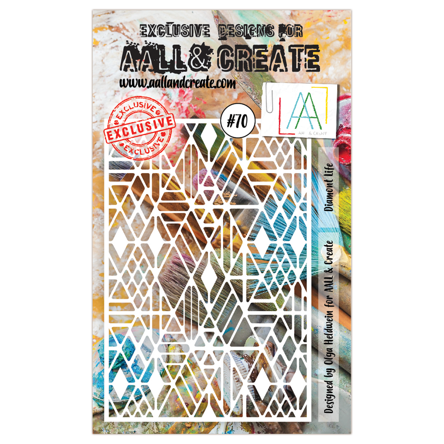 #70 - A6 Stencil - Diamond Life