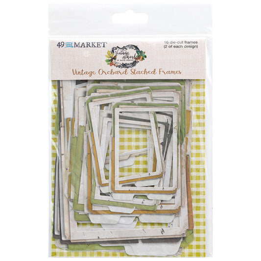 49 And Market Vintage Orchard Stacked Frames Chipboard Set