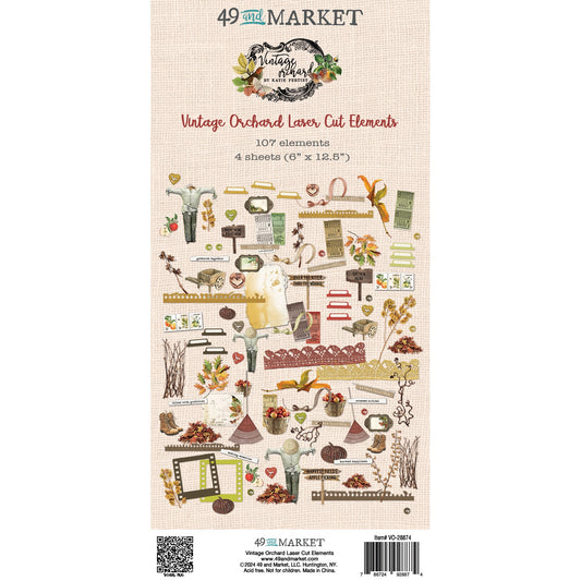 49 And Market Vintage Orchard Elements Laser Cut Outs