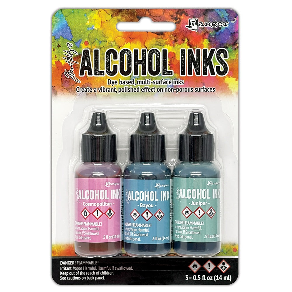 Ranger Tim Holtz Alcohol Ink .5oz 3 Pcs - Getaway