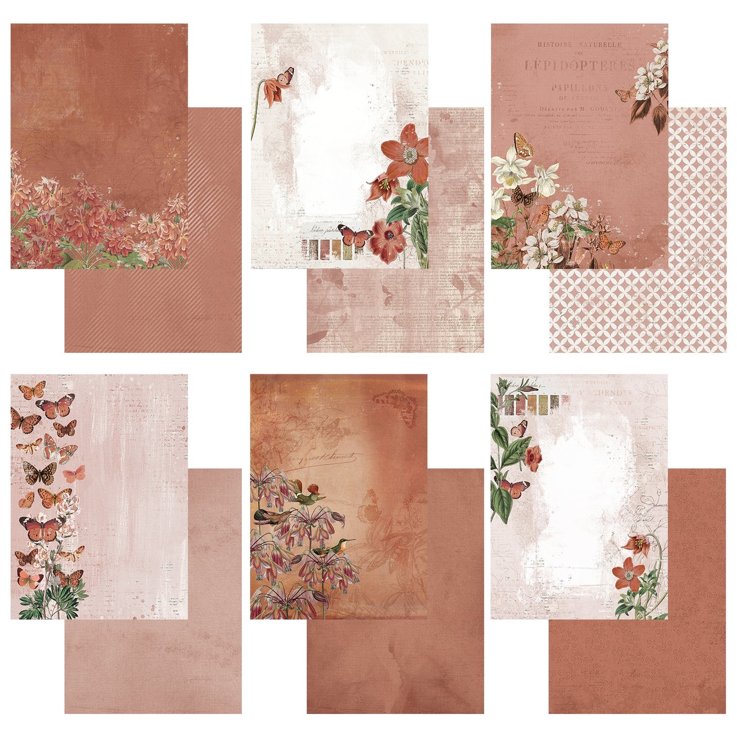 49 And Market Color Swatch: Terracotta Collection Pack 6"X8"