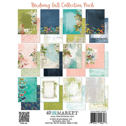 49 And Market Birdsong Collection Pack 6"X8"
