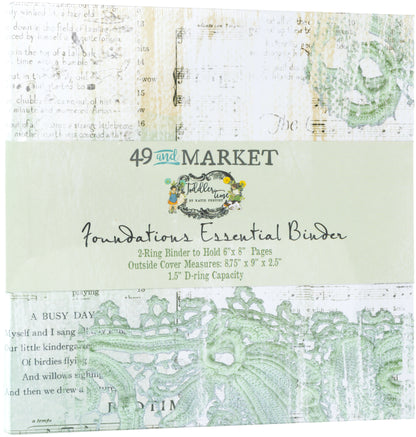 49 And Market Toddler Time Mint Foundations Binder