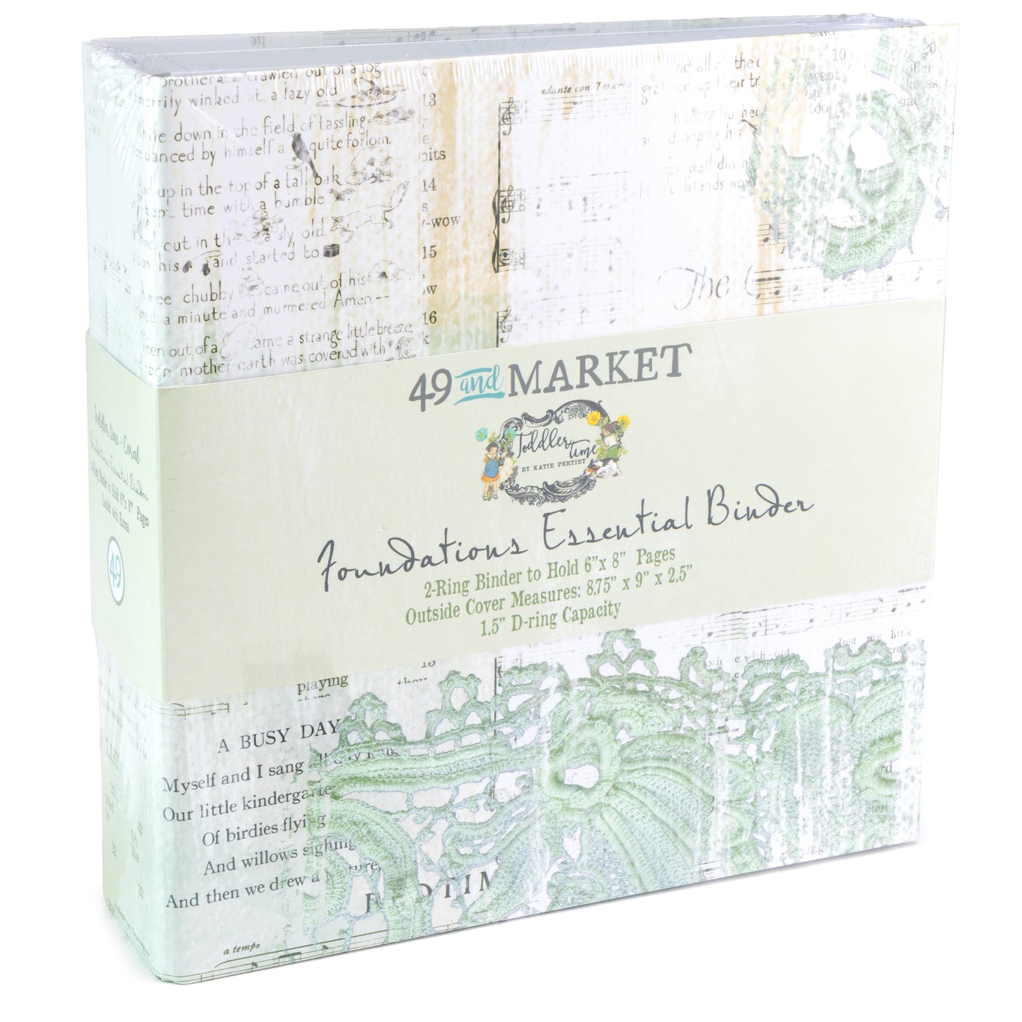 49 And Market Toddler Time Mint Foundations Binder