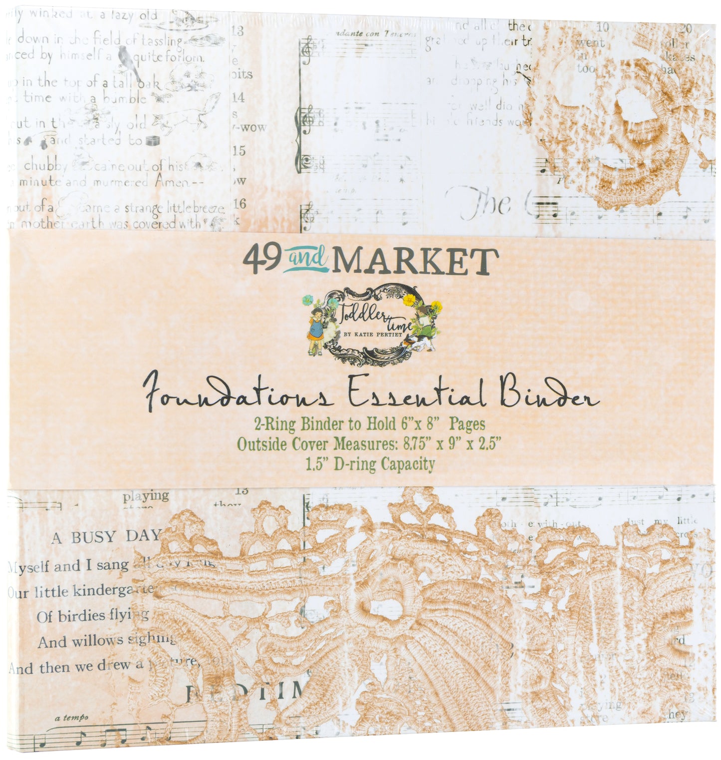 49 And Market Toddler Time Coral Foundations Binder