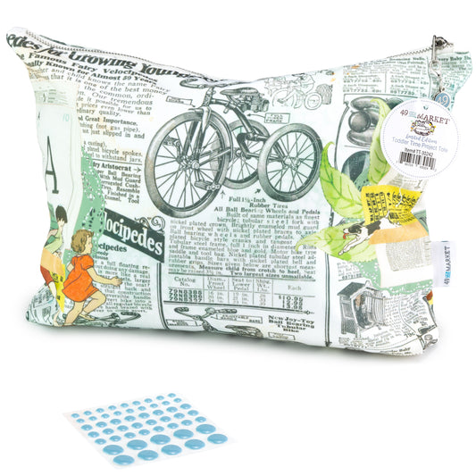 49 And Market Toddler Time Essentials Project Tote with Enamel Dots