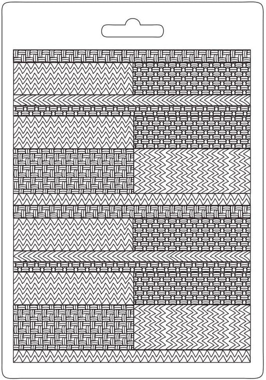 Stamperia Soft Mould A5 Bauhaus Textile Pattern