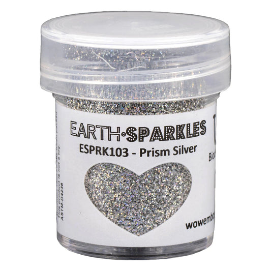 WOW! Embossing Earth Sparkles Glitter 15ml - Prism Silver