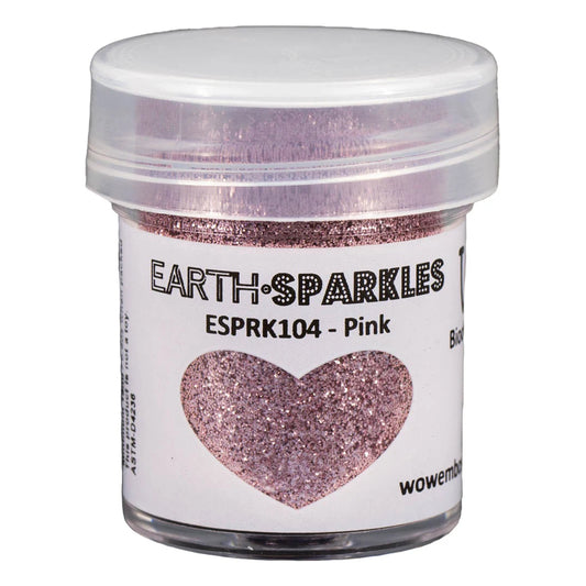 WOW! Embossing Earth Sparkles Glitter 15ml - Pink