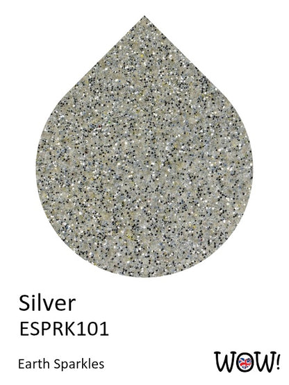 WOW! Embossing Earth Sparkles Glitter 15ml - Silver