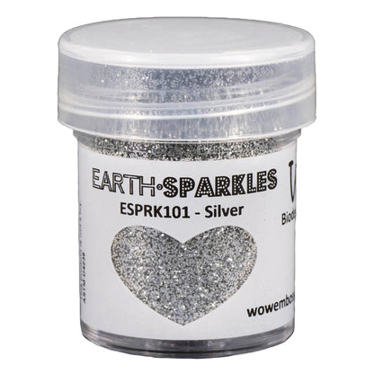 WOW! Embossing Earth Sparkles Glitter 15ml - Silver