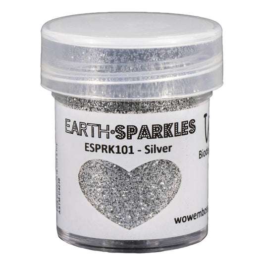 WOW! Embossing Earth Sparkles Glitter 15ml - Silver