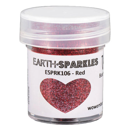 WOW! Embossing Earth Sparkles Glitter 15ml - Red