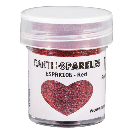 WOW! Embossing Earth Sparkles Glitter 15ml - Red