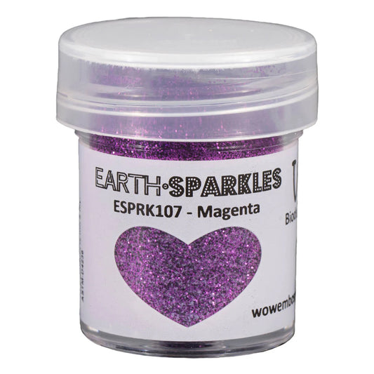 WOW! Embossing Earth Sparkles Glitter 15ml - Magenta